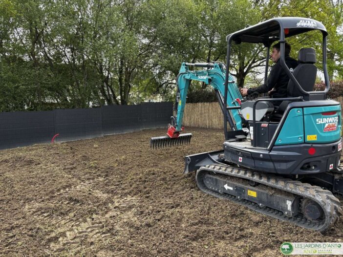 Aménagement de Gazon en semis à Herbignac