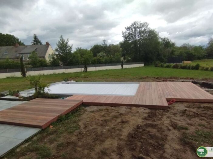 Terrasse bois exotique en Cumaru à Vigneux-de-Bretagne