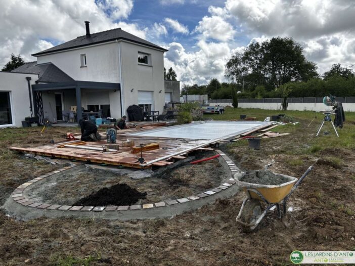 Terrasse bois exotique en Cumaru à Vigneux-de-Bretagne